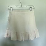 NBD  Sweater Skirt Ribbed White XS Photo 5