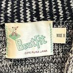 Alpaca Wool Pura Lana Columbian Cardigan Size Large Black Photo 8