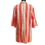 Tuckernuck Marseille Caftan Dress Womens Small Red White Coral Cotton Photo 1