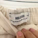 Hollister Holistic ultra high rise livvy pants wide leg linen size medium long neutral Photo 1