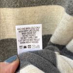 RUSTIC DIME Size MEDIUM Striped Gray and Cream Mini Dress Tunic Tee Shirt Photo 7