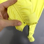 Free People NEW  Movement Bright Yellow Boho Wonderland Warmth Run Leggings M Photo 2