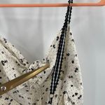 Free People  INTIMATELY Romper Extra Small Coming Home NWT White Black Floral Photo 8