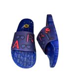 Karl Lagerfeld NEW  Tylee Blue Smoke Translucent Pool Slides Womens Size 8 Photo 1