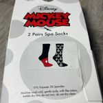 Disney Mickey Mouse Majesty Spa 2-Pack Socks w/Aloe Vera Size 4-10 Photo 8