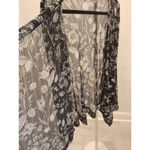 Papa Vancouver Vintage Long Sleeve Sheer Black And White Size M Womens Size M Photo 2