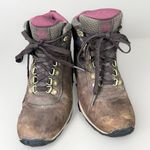 Timberland  Norwood 9505A Womens‎ Brown Leather Lace Up Hiking Boots Size 7 Photo 1