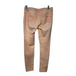 Lola Women's Skinny Jeans Distressed Denim Coral Casual Size 7 Orange Photo 1