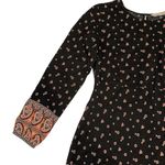 Abercrombie & Fitch  Women's Paisley‎ Long Sleeved Keyhole Dress Size Med Photo 6