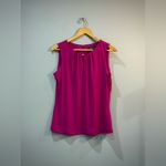Ivanka Trump Purple  Sleeveless Blouse Size M EUC Photo 3