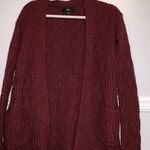 Mossimo Supply Co Maroon Cardigan Photo 0