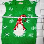 Poof! Merry Christmas by Poof Gnome sweater vest Photo 5