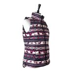 Lands' End Lands’ End New Vest Puffer Down Feather Filled Zip Purple Deer Print Size Small Photo 1