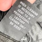 Vintage Brandon Thomas Genuine Black Leather Motorcycle Vest Women's Size Small Photo 7