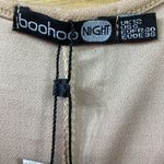 Boohoo Night  Size 8 Body-con Sleeveless Tan Mini Dress Photo 3