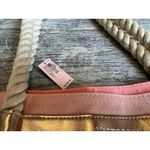 Victoria's Secret NWT‎ Victoria Secret Shoulder Tote Bag Braided Rope Handles Beach Peach Ombre Photo 5