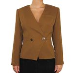 Stirling Cooper 1990s Vintage Blazer Copper Brown Formal Blazer Jacket Small Photo 1