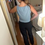 St. John  light baby blue knit cropped tank top! Photo 4