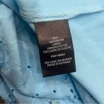 Torrid NWT Maxi Eyelet Strapless Smocked Bodice Denier Dress Blue 2 2X Photo 9