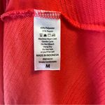 LuLaRoe  Dress Coral Pintuck Short Sleeve Carly Sz M EUC High Low Swing Dress Photo 3