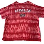 Adidas UNLV Rebels Red Tie Dye University Of Las Vegas Custom Graphic T-shirt Photo 0