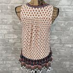 Patrons of Peace  Embroidered Peplum Tank Top Photo 4