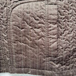 Quilted Reversible Jacket Brown or Floral Lightweight Cotton CJ Banks Size 2X Photo 6