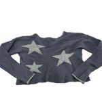 Splendid  Sweater Womens Small Blue Francis Star Knit Pullover Wool Blend‎ Photo 5