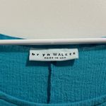 Bryn Walker  Blue Tank Top Flowy Sleeveless Blouse Size Small Lightweight Beach Photo 2