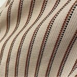 Franchescas Elbow length beige stripe auburn blouse Tan Size XS Photo 3