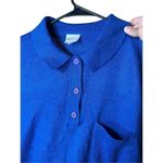 Vintage Avon Fashions Blue Long Sleeve Midi Sweater Dress L Size L Photo 4
