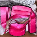 Steve Madden Pink Satin Heels Photo 2
