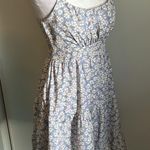 SheIn Women’s Floral Print Smocked Spring Summer Tiered Skirt Skater Sundress Photo 2