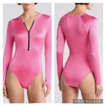 Betsey Johnson Betsey‎ Johnson Long Sleeve One Piece Swimsuit Pink S Photo 1