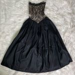 Gunne Sax Jessica McClintock 80s Tulle Skirt Corseted Top Princess Dress Size 3 Photo 0