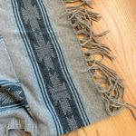 Papaya Poncho Tribal Print Sweater with Fringe Photo 1
