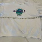 Hard Rock Cafe Vintage 90s Sz: L Sydney Australia White Crewneck Sweatshirt. Photo 2