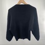 Line and Dot Sweater Knit Black Ribbed Stretch Revolve Shopbop Sleeves Size Small Photo 5