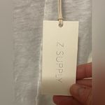 Z Supply 🆕NWT   Asher V Neck Tee White Size Large 100% Cotton Relaxed Fit Photo 8