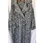 Anthropologie Pilcro Duster Cardigan Sweater Maxi Double Breasted Blue Large Photo 4