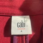 CAbi Womens Jacket #3175 Rhubarb Red Outing Ponte Knit Blazer Career Stretch 4 Photo 8