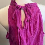 Knox Rose  Women's Magenta Pink Woven Halter Tank Top - Size XXL - NWT Photo 6