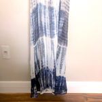 NWOT Blue Silk Maxi Tie Dye Dress💥 Size M Photo 4
