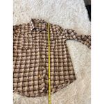 Grace & Emma Plaid Flannel Shacket Shirt Jacket Women's Size L Brown Button Up Size L Photo 6