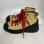 Camper Teix lace up boots tan canvas black sole women's size 38 gorpcore Photo 3