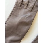 Vintage VTG Lord & Taylor Brown Taupe Silk Lined Leather Gloves Womens 7.5 Photo 11