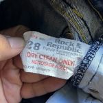 Rock & Republic  Low-rise Flare Distressed 31" Inseam Jeans Size 28 EUC #4775 Photo 5