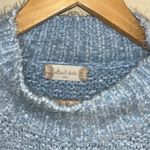 Altar'd State Altar’d State Baby Blue Fuzzy Sweater Side Slits SUPER SOFT! M/L Photo 3