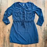 simply styled by SEARS, blue drawstring waist dress, size XL Photo 1