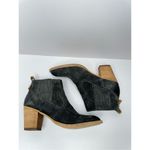 Dolce Vita Western Boots Size 8 Womens Gray Leather Suede Pull On Ankle Booties Gray Photo 10